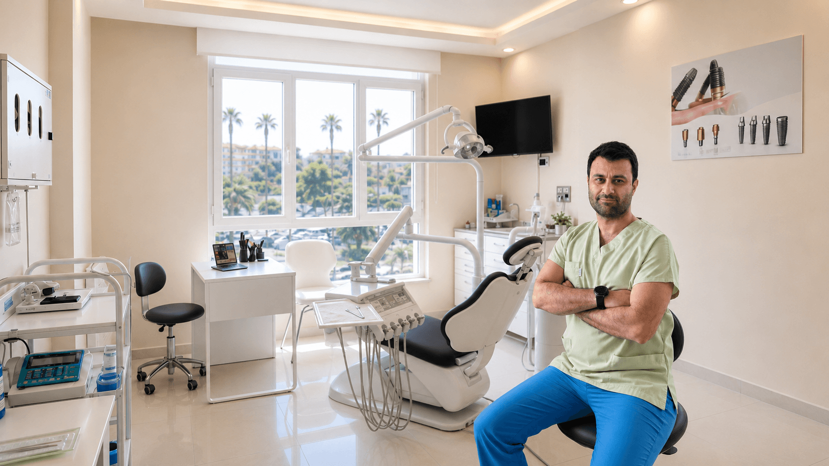 Modern dental clinic interior